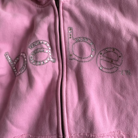 Pink vintage y2k hoodie - Picture 7 of 8